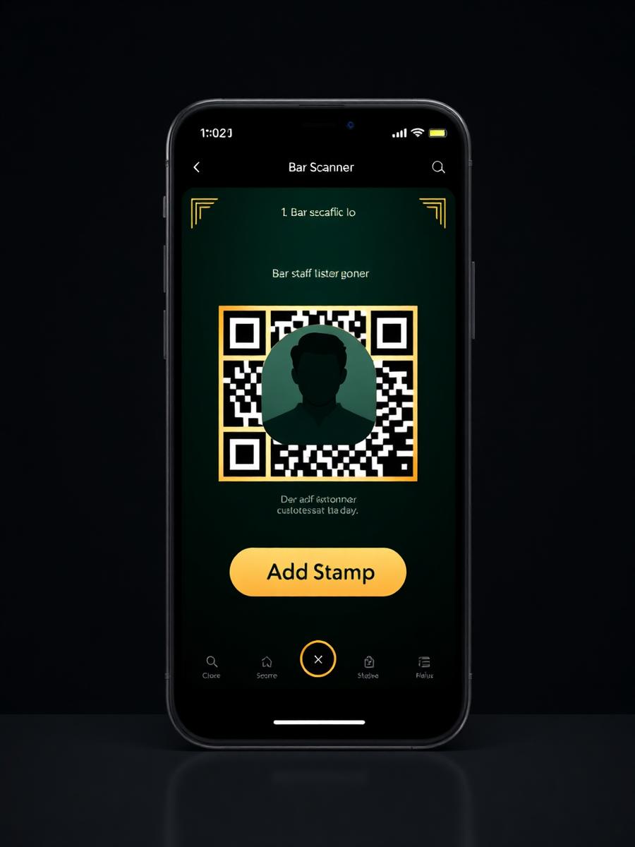 Staff scanner PWA on phone